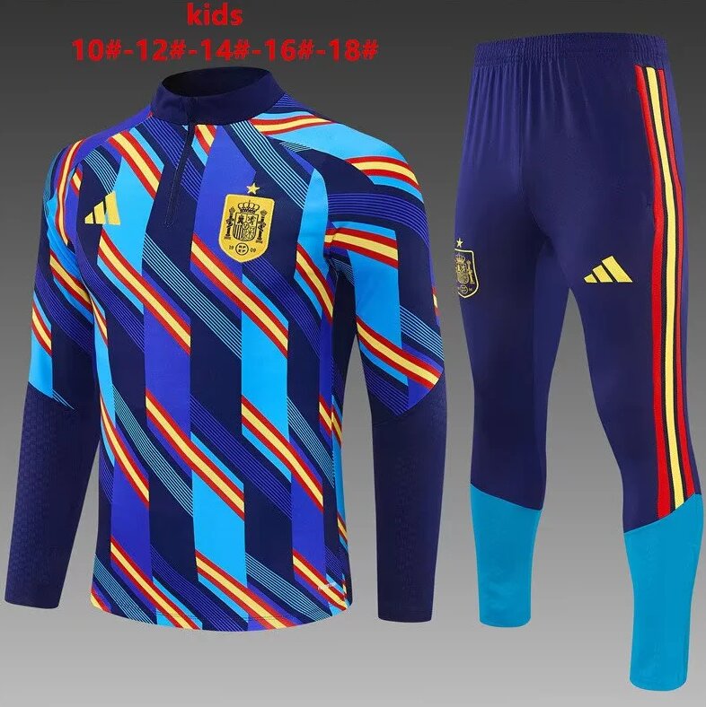 Kids Spain 26/27 Tracksuit - Blue